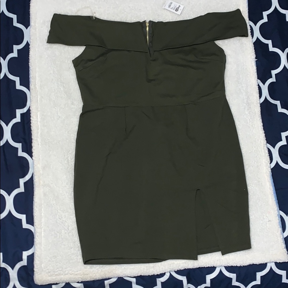 Off the shoulder dress